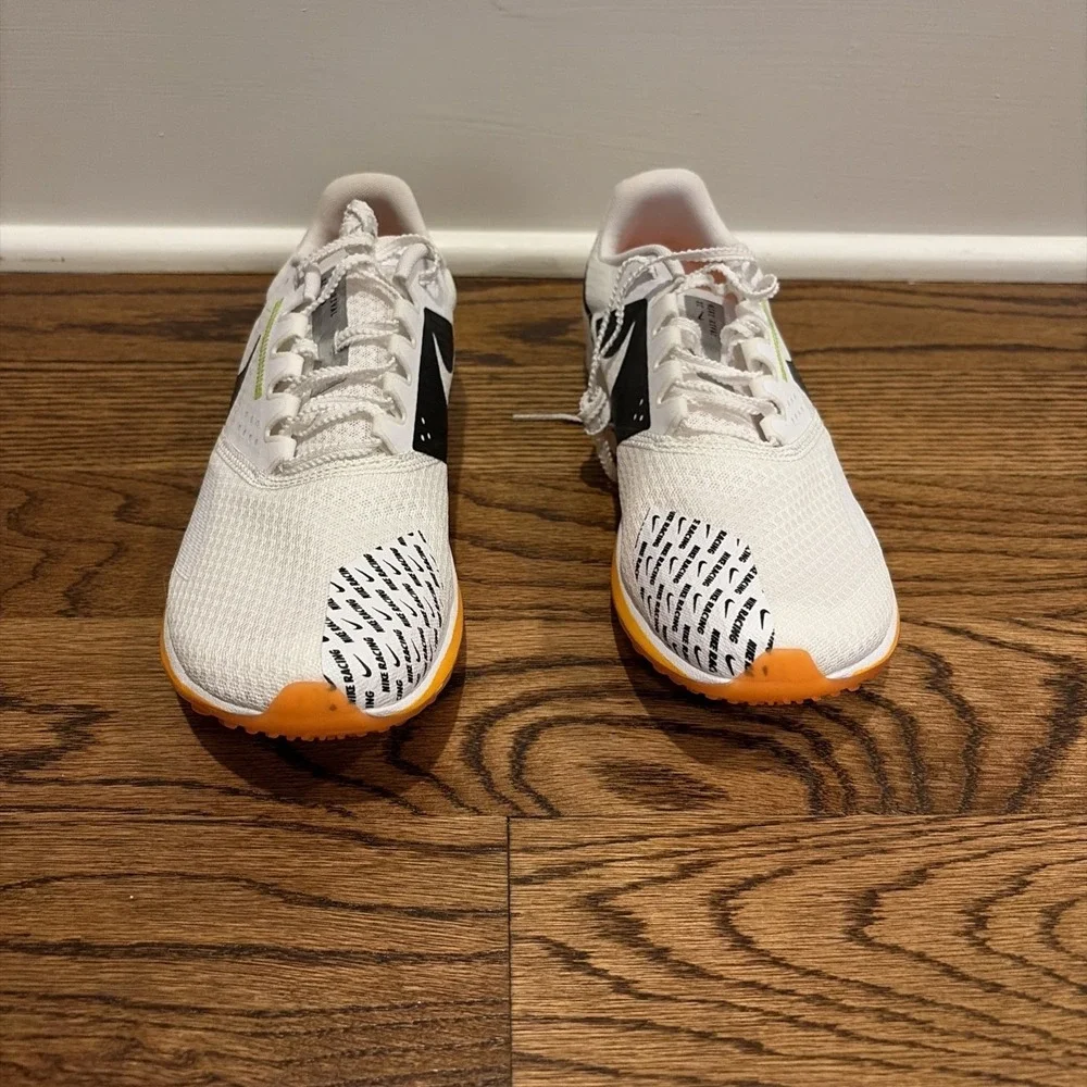 Nike Zoom Rival XC 6 White Orange Track Field Spikes Men's Size 8.5 DX7999-100
